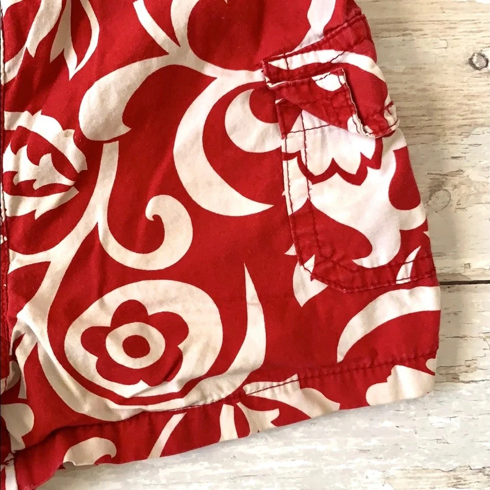 Boys 12m Red Shorts Hawaiian Print Childrens Place Summer Clothes Hawaii